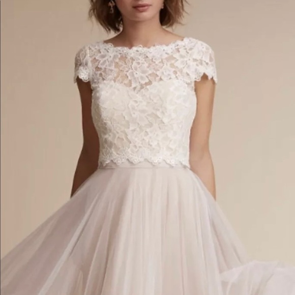 New Bhldn Tadashi Shoji Sydney Topper Size XSmall - Picture 3 of 7